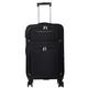 MOBAAK Suitcase Luggage Softside Luggage with Spinner Wheels,Expandable Softside Carry-On Suitcase Checked Luggage Suitcase with Wheels (Color : Black, Size : 22in)
