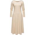 A-Linien-Kleid RAGWEAR "Appero Long", Damen, Gr. XXL (44), Normalgrößen, beige, Material: 70% Baumwolle, 30% Polyester, Basic, A-Linie ca. Mitte Wade, Rundhals, Langarm Ärmel ohne Ärmelschlitz abgesteppte Kante, Kleider, Stylisches Langarm-Kleid für...