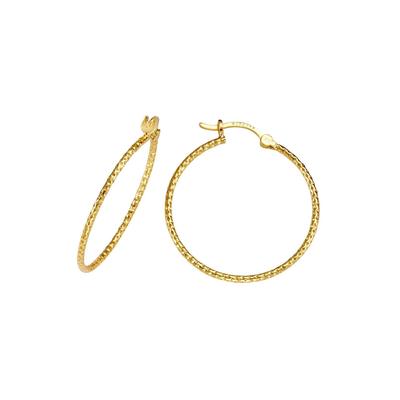 Paar Creolen FIRETTI "Schmuck Geschenk Silber 925 diamantiert" Gr. 40, gold (gelbgoldfarben), Ohrringe, Damen, 40, Silber 925 (Sterlingsilber) Image
