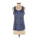 Nike Active Tank Top: Blue Activewear - Women's Size Medium