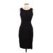 Velvet by Graham & Spencer Casual Dress - Sheath: Black Solid Dresses - Women's Size Small