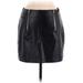 Shein Faux Leather Skirt: Black Bottoms - Women's Size Medium