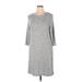 Philosophy Republic Clothing Casual Dress - Sweater Dress: Gray Solid Dresses - Women's Size X-Large