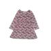 Pink Velvet Dress - A-Line: Pink Floral Skirts & Dresses - New - Kids Girl's Size 7