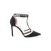 INC International Concepts Heels: D'Orsay Stilleto Cocktail Party Black Color Block Shoes - Women's Size 5 1/2 - Pointed Toe