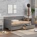 Daybed with two drawers, Twin size Sofa Bed, Two Storage Drawers for Bedroom,Living Room