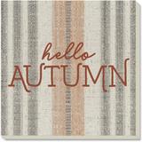 Hello Autumn Decorative Heat Tolerant Ceramic Stone Trivet 7.9" Square Protective Cork Backing, Wipes Clean