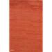 Orange Modern Gabbeh Oriental Foyer Rug Hand-Knotted Wool Carpet - 3'0"x 5'0"