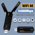 Récepteur de carte réseau WiFi sans fil 6E 5400Mbps dongle USB 3.0 adaptateur 2.4G 5 mesurz