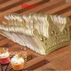 Pics à gâteaux en forme de couronne de princesse en or 50 pièces/lot accessoires de décoration