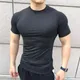 T-shirt de compression à manches courtes pour hommes t-shirt de fitness t-shirt de sport de