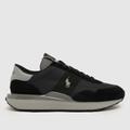 Polo Ralph Lauren train 89 trainers in black & grey