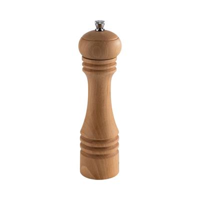 Libbey APS40576 9"H Salt Grinder - German Beachwood, Light Brown