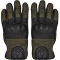 Belstaff Hampstead Guanti da moto, nero-verde, dimensione S