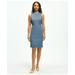Brooks Brothers Women's The Essential Stretch Wool Sheath Dress | Light Blue | Size 8