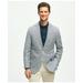 Brooks Brothers Men's Classic Fit 1818 Check Sport Coat in Linen-Cotton Blend | Blue | Size 46 Long