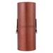 Makeup Brush Holder with Lid PU Travel Case Bag Cosmetics Brush Storage Tube Pen Cup for Coffee