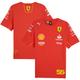 "T-shirt de l'équipe Carlos Sainz de la Scuderia Ferrari 2024 - Homme Taille: XL"