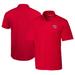 Men's Cutter & Buck Red Iowa Cubs Clique Spin Eco Performance Pique Polo