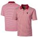 Men's Cutter & Buck Red Indianapolis Indians Big Tall Forge Tonal Stripe Stretch Polo