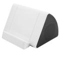 Wireless Phone Induction Speaker Stereo Amplifier Dock Portable Touch Loudspeaker(White)