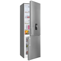 Exquisit Kühl-Gefrierkombination KGC265-70-H-WS-010E inoxlook | Nutzinhalt: 268 L | Standgerät Image