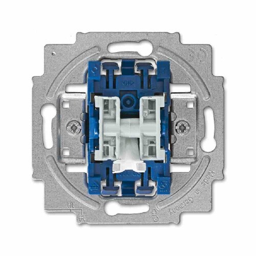 Busch-Jaeger Serienschalter-Einsatz, Beleuchtung mit LED, blau, matt, Unterputz, IP20, 2f, 16AX Image