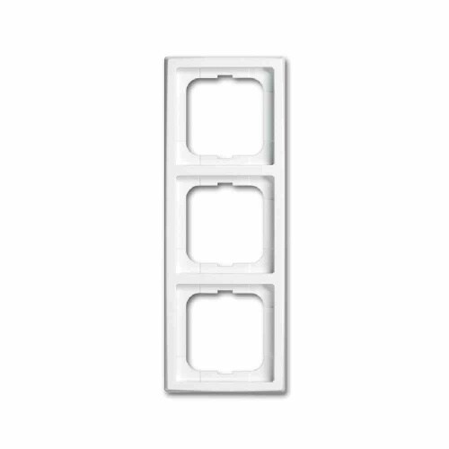 Busch-Jaeger FUTURE Rahmen, 3f, studioweiß, glänzend, Kunststoff, geeignet für Geräteeinbaukanal, geeignet für Unterputz-Installation, Thermoplast Image