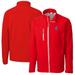 Men's Cutter & Buck Red Corpus Christi Hooks Clique Telemark Eco Stretch Softshell Full-Zip Jacket