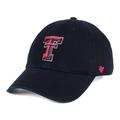Men's '47 Black Texas Tech Red Raiders Vintage Clean Up Adjustable Hat