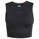 Icebreaker - Women's Zoneknit Energy Wind Cropped Bra-Tank - Sports bra size XS, black