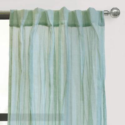 Mikana Sheer Curtain Panel, 52 x 108, Celadon