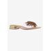 Women's Cherita Sandal by J. Renee in Clear Natural Gold (Size 8 1/2 M)