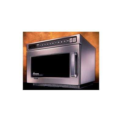 Amana C-Max Commercial HDC21 0.6 CuFt Countertop Microwave Oven - Stainless Steel