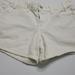 Levi's Shorts | Levis Bottoms Womens 5 Jun Jean Shorts White Vtg Pocket 100% Cotton Off Shortie | Color: White | Size: 5j