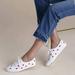 Kate Spade Shoes | Keds X Kate Spade New York Champion Embroidered Lips Leather Sneakers | Color: Red/White | Size: 7.5