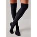 Free People Accessories | Free People Viola Over The Knee Socks / Charcoal | Color: Black/Gray | Size: Os