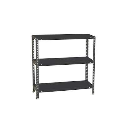 SimonRack Comfort Metallregal mit 3 Böden und Schrauben. Farbe ANTHRAZIT 1000x1100x500 mm Image