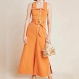 Anthropologie Dresses | Anthropologie Orange Jumpsuit (Size Us 2) | Color: Orange | Size: 2