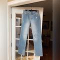Victoria's Secret Jeans | London Jeans 100% Cotton Mid Rise Straight Leg 28 X 33 Size 4 | Color: Blue | Size: 4