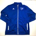 Adidas Jackets & Coats | Adidas Track Jacket With Embroidered Bcs Logo | Color: Blue | Size: S