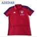 Adidas Shirts | $65 Nwt Fcd Soccer Polo Adidas Mls | Color: Blue/Red | Size: M