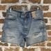 Madewell Shorts | Madewell Denim Shorts Blue Relaxed Mid Length 100% Cotton Women's Size 29 Nwt | Color: Blue | Size: 29