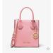 Michael Kors Bags | Michael Kors Mercer Extra Small Pebbled Leather Crossbody Bag | Color: Pink | Size: Os