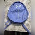 Under Armour Bags | Gently Used Under Armour Bookbag Lavender And White Under Armour Symbol/Letters | Color: Purple/White | Size: Os
