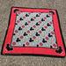 Disney Accessories | 5/$10 Disney Mickey Mouse Square Scarf Bandana Fabric Decor | Color: Gray/Red | Size: Os