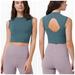 Lululemon Athletica Tops | 12. Lululemon Sweat Intention Tank Desert Teal Size 6 | Color: Blue | Size: 6