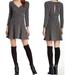 Free People Dresses | Free People Heartstopper Mini Dress New With Tagd | Color: Black/Gray | Size: L