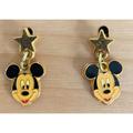 Disney Jewelry | Disney Alex & Ani Mickey Mouse Stud Earrings Vintage | Color: Black/Gold | Size: Os