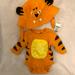 Disney Costumes | Disney Tigger Baby Bodysuit, Winnie The Pooh Size 3-6 Month Faux Fur +Tail +Hat | Color: Black/Orange | Size: 3-6 Months